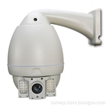 IR High-speed Dome Camera with IP66 Waterproof Level and LED Array Technology, 35x Zoom